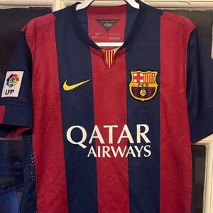 Nike Men’s Barcelona Jersey - Navy and Crimson